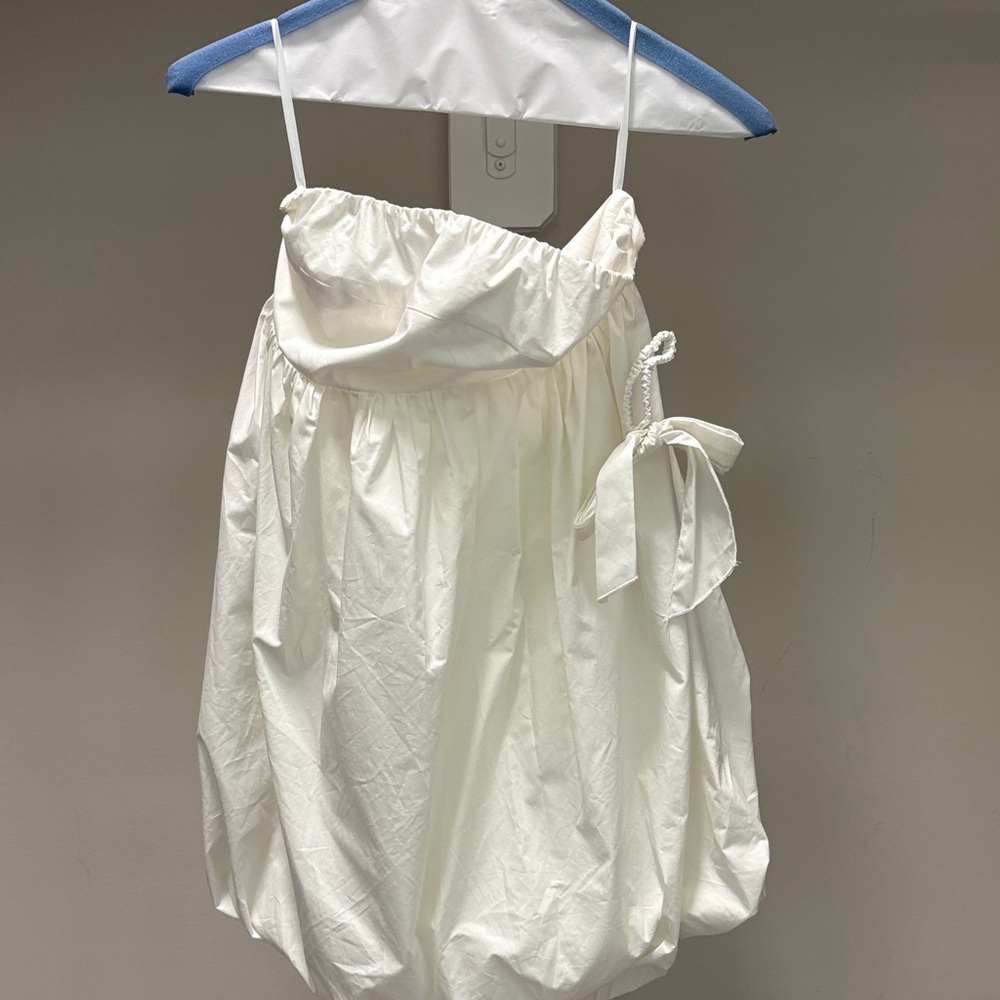 Nordstrom White Strapless Dress